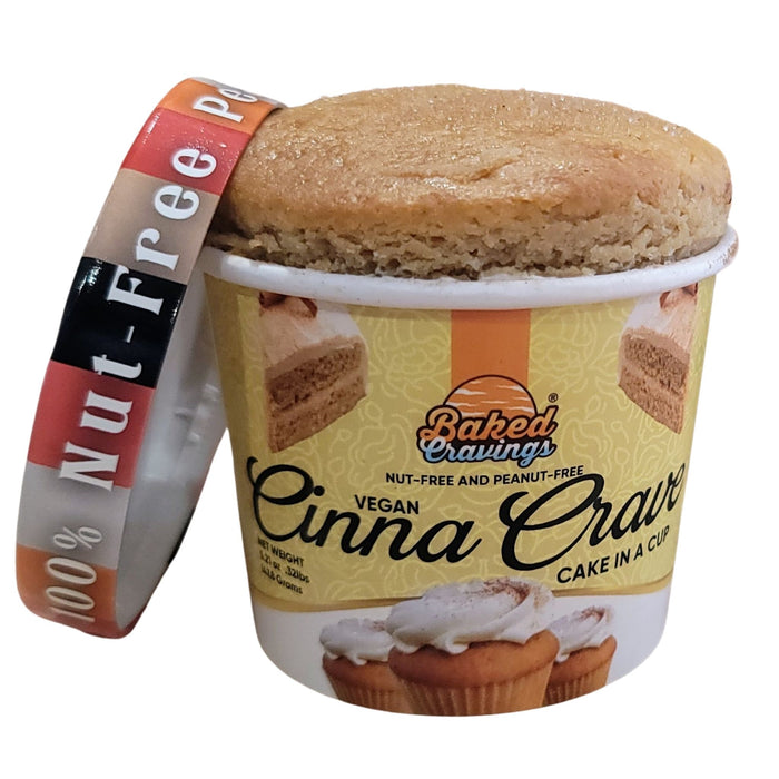 Vegan Cinna Crave Cake in a Cup
