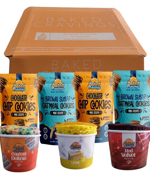 Cookie and Cake Cup Gift Box  (ships nationally)