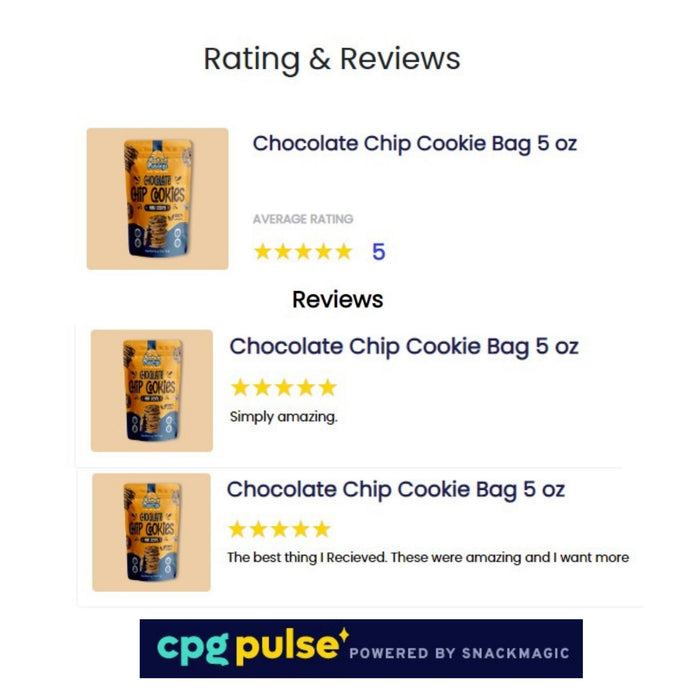 Chocolate Chip Cookie Bag 5oz