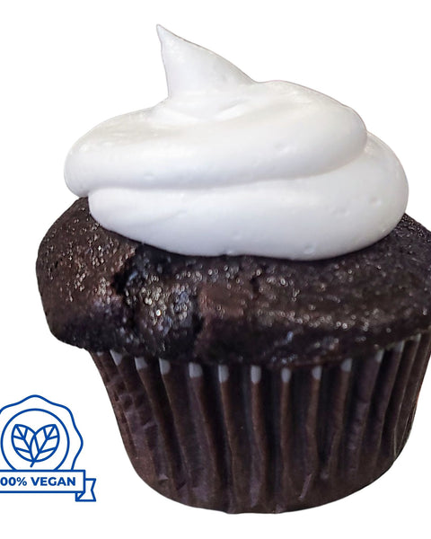 Chocolate Vanilla Cupcake (VEGAN)